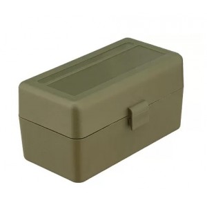 Кейс ShotTime BX-908 для 50 патронов 7.62x54R, полипропилен, зелёный, арт. ST-BX-908-G [SHOTTIME]